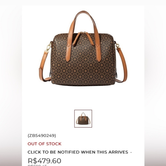 Speedy Monogram Fossil Sydney Satchel - Picture 2 of 8